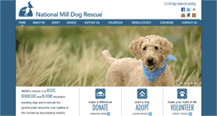 Desktop Screenshot of milldogrescue.org