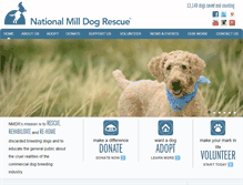 Tablet Screenshot of milldogrescue.org